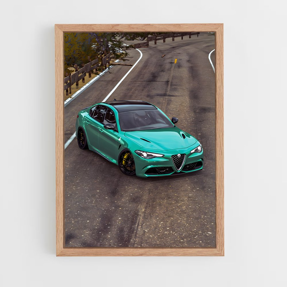 Poster Giulia Powerhouse – affiche Alfa Romeo (vue 4)